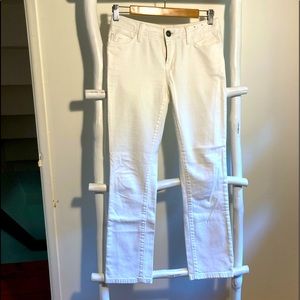 Banana Republic white jeans size 25 waist perfect!